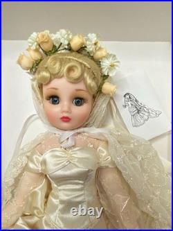 Madame Alexander Deborah Bride Doll In Box 16 Blonde Hair Wedding Gown & accs