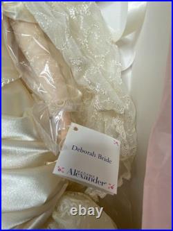 Madame Alexander Deborah Bride Doll In Box 16 Blonde Hair Wedding Gown & accs