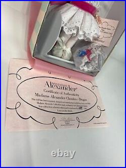 Madame Alexander Degas 38210 8 Doll With Box, Stand, Accessories and COA