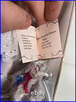 Madame Alexander Degas 38210 8 Doll With Box, Stand, Accessories and COA