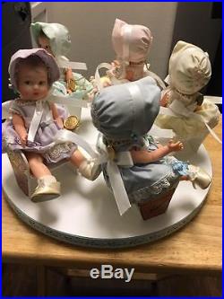 Madame Alexander Dionne Quints 75th Anniversary Dolls With Carousel Look
