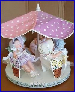 Madame Alexander Dionne Quintuplets 75th Anniversary Carousel and Dolls