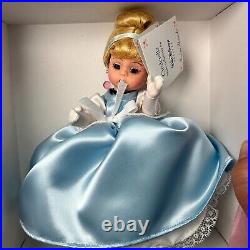 Madame Alexander Disney's Cinderella 25080 8 Doll With Box, Accessories, Tags