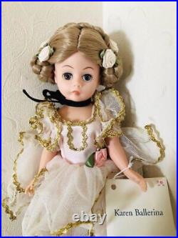 Madame Alexander Doll 10 inches Karen Ballerina White Dress Vintage Rare