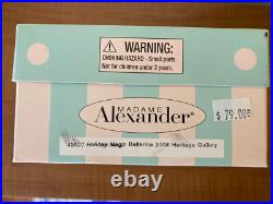 Madame Alexander Doll #49820 Holiday Magic Ballerina 136/550 8 Blonde Hair