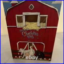 Madame Alexander Doll Club Charlotte's Web 8in Doll Barn Box Set Accessories