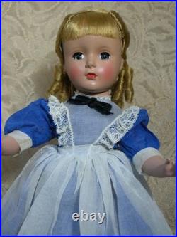 Madame Alexander Doll Little Women Meg Hard Plastic All Original 1949-50 14