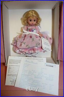 Madame Alexander Dolls 2001 8 Wendy #28965 Little Girl With A Curl New Nrfb