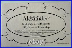 Madame Alexander Dolls 37950 FIFTY YEARS OF FRIENDSHIP SET 2 Friends Gift BFF 50