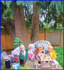 Madame Alexander Dolls 8 Camping with Dad DIORAMA by Creations by Lynette