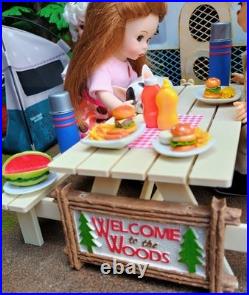 Madame Alexander Dolls 8 Camping with Dad DIORAMA by Creations by Lynette