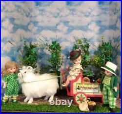 Madame Alexander Dolls 8 St Patrick's Day DIORAMA