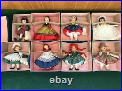 Madame Alexander Dolls 8-inch Lot Of 8 with Box Scotland, Austria, Sweden, Ireland