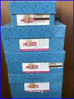 Madame Alexander Dolls 8-inch Lot Of 8 with Box Scotland, Austria, Sweden, Ireland