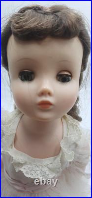 Madame Alexander ELISE 15 Brunette Doll with Tagged Gown Vintage 1957