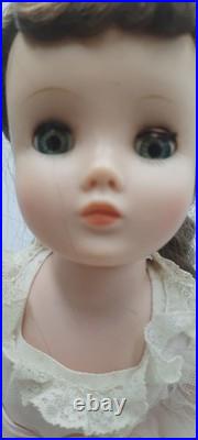 Madame Alexander ELISE 15 Brunette Doll with Tagged Gown Vintage 1957