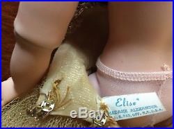 Madame Alexander Elise Gold Ballerina in Gold tutu sequin tiara 1959 Rare HTF