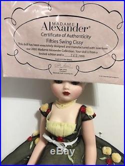 Madame Alexander Fifties Swing Cissy 38315 COA Included