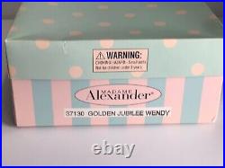 Madame Alexander Golden Jubilee Wendy 37130 8 COA Box, Tags, Accessories