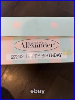 Madame Alexander Happy Birthday Doll #27242 8 New Box 2001