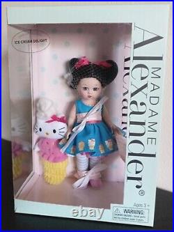 Madame Alexander Ice Cream Delight Asian Hello Kitty Doll 8 46170 2007 Rare