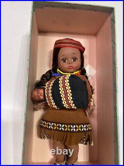 Madame Alexander Indian Boy 720 7 Doll With Tags, Original Box and A Little Doll