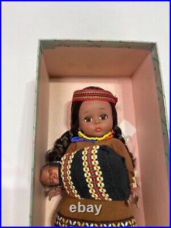 Madame Alexander Indian Boy 720 7 Doll With Tags, Original Box and A Little Doll