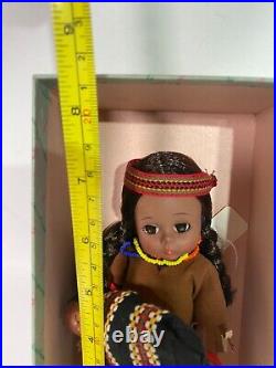 Madame Alexander Indian Boy 720 7 Doll With Tags, Original Box and A Little Doll