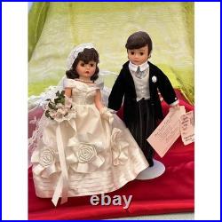 Madame Alexander Jackie and John Kennedy American Couples Wedding Doll Set 20117