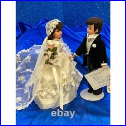 Madame Alexander Jackie and John Kennedy American Couples Wedding Doll Set 20117
