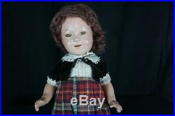 Madame Alexander Jane Withers Composition Doll Circa 1937 15 Tall Tagged Dress