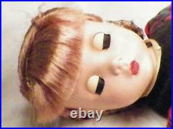 Madame Alexander Jo Little Women Doll Hard Plastic 14in Vintage A Beauty