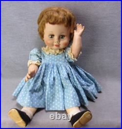 Madame Alexander KATHLEEN Vintage Doll Flirty Follow Me Eyes 22 Orig Dress