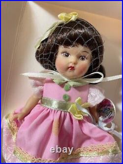 Madame Alexander, Kewpie, Mini Ginny, porcelain handle whisk broom doll topper