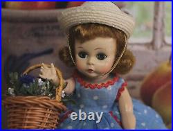 Madame Alexander Kins vintage 1956 Doll withBlue Flower Basket WONDERFUL