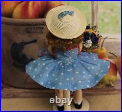 Madame Alexander Kins vintage 1956 Doll withBlue Flower Basket WONDERFUL
