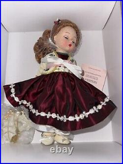 Madame Alexander LENOX HOLIDAY 8 Doll 31725 Original Box Ornament NO LID COA651