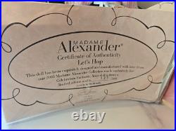 Madame Alexander Let's Hop #33810-8? Doll -2003-COA LE 127/500 NRFB Box-Tag