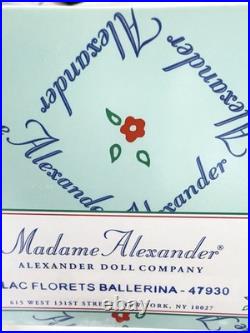 Madame Alexander Lilac Florets Ballerina Play Doll #47930 Original Box