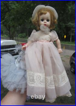 Madame Alexander Lissy Doll 1956 HP Doll 11 w tag ballarina and pink outfits