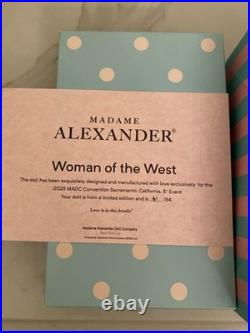 Madame Alexander MADC 2025 Woman of The West Sacramento #31/85 Worldwide NEW NIB
