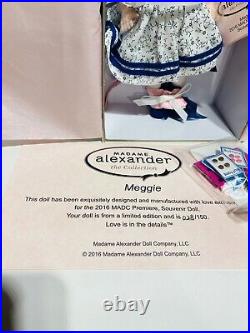 Madame Alexander Maggie 71360 8 inch Doll With Box, Accessories, Tags, COA