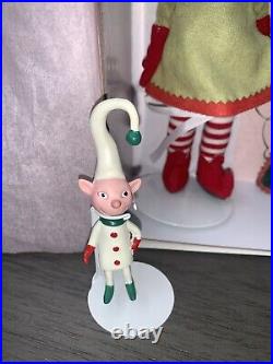 Madame Alexander Maggie Visits Christmas Town Doll No. 47735 With Elves! Rare