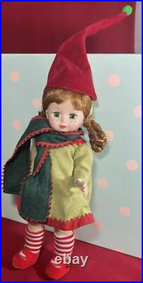 Madame Alexander Maggie Visits Christmas Town Doll No. 47735 With Elves! Rare