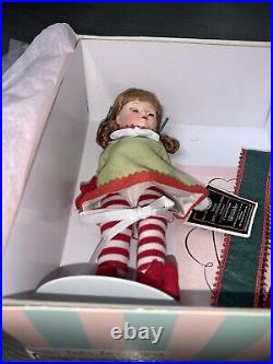 Madame Alexander Maggie Visits Christmas Town Doll No. 47735 With Elves! Rare