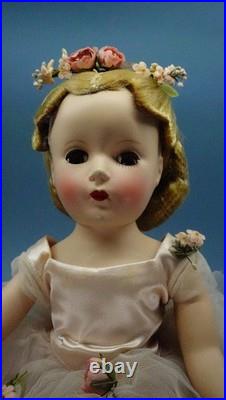 Madame Alexander Margot Ballerina Doll Hard Plastic 14 All Original with Box