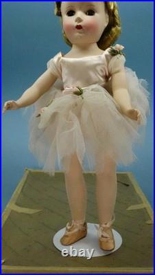 Madame Alexander Margot Ballerina Doll Hard Plastic 14 All Original with Box