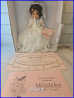 Madame Alexander Mission Bride #41070-8Doll-2005 MADCC COA-LE 125/185 NRFB