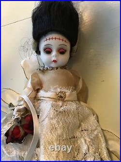 Madame Alexander Mr. & Mrs. Frankenstein Dolls Bride And Groom #10418