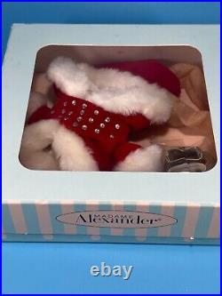 Madame Alexander NRFB VERY Rare Souvenir 8 WENDY'S RED SANTA SUIT boxed outfit